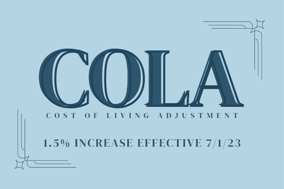 COLA Effective 7/1/2023