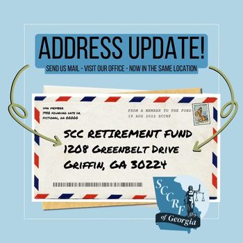 Address Update Notice for the SCC Fund - 1208 Greenbelt Drive, Griffin, GA 30224